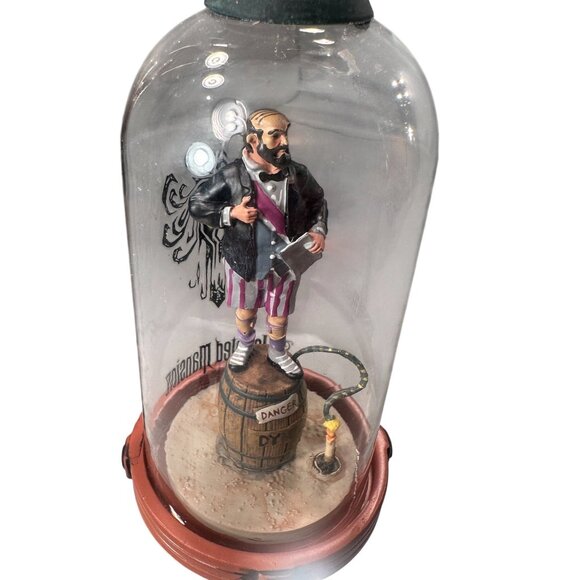 Disney Haunted Mansion Ornament Stretching Room Alexander Dynamite Glass Dome - Picture 3 of 11